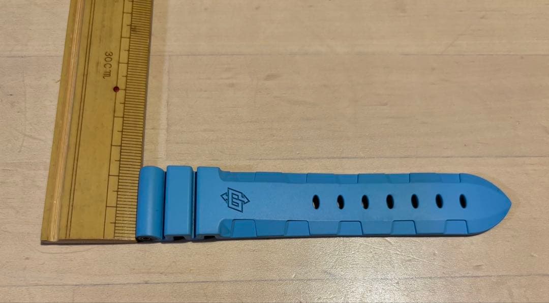 PANERAI パネライ ラバーベルト ラグ幅22mm ライトブルー