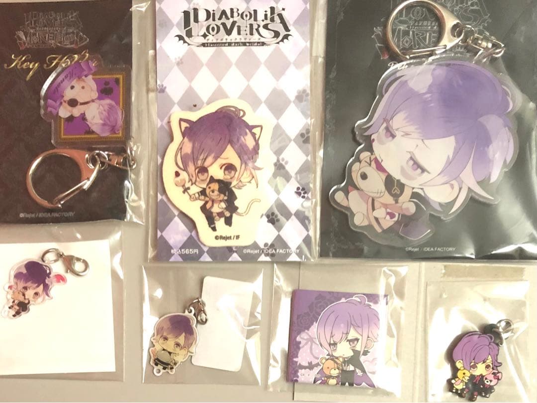 アニメ ディアラバ 逆巻カナト 缶バッジ キーホルダー ラバスト セット