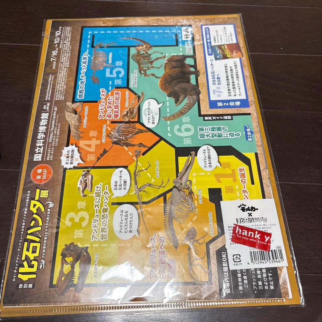 プイプイモルカー 化石ハンター デザインクリアファイル