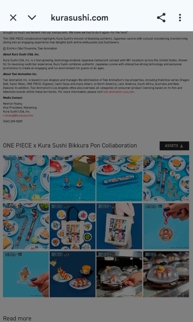 ONEPIECE ワンピース トートバッグ くら寿司USA コラボ