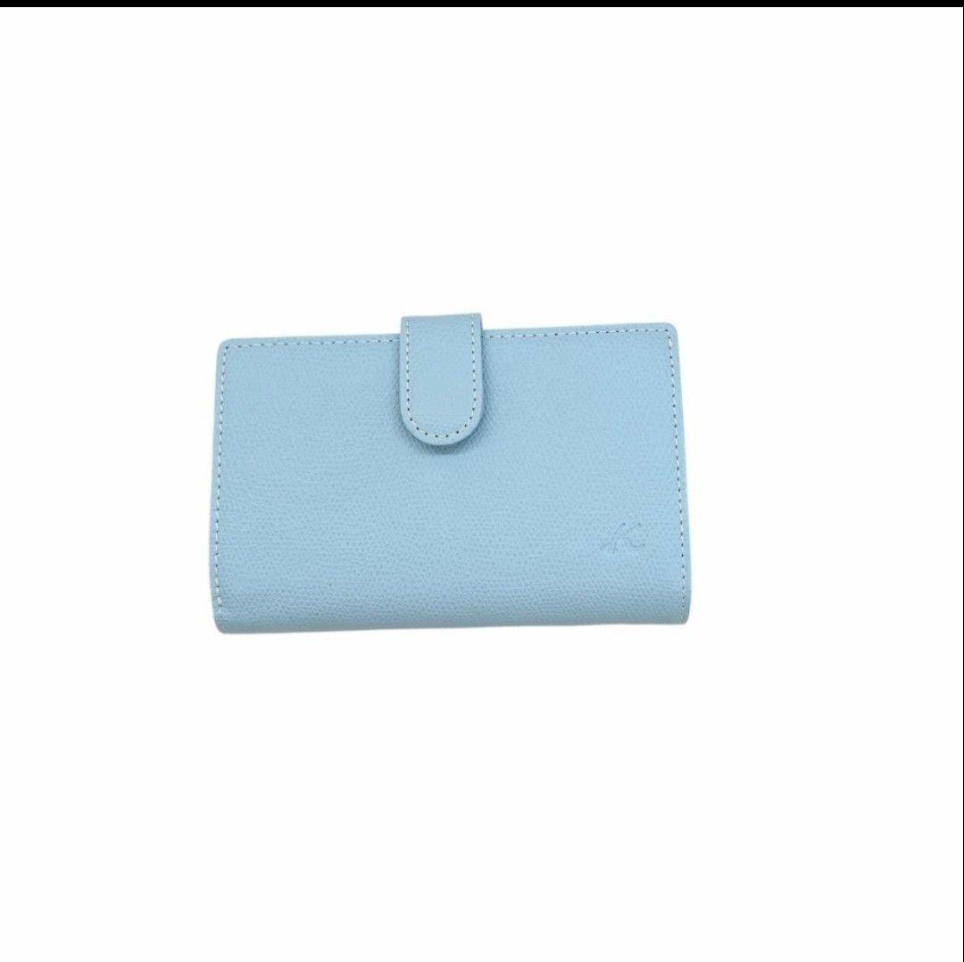キタムラ　Kitamura　水色 二つ折り財布