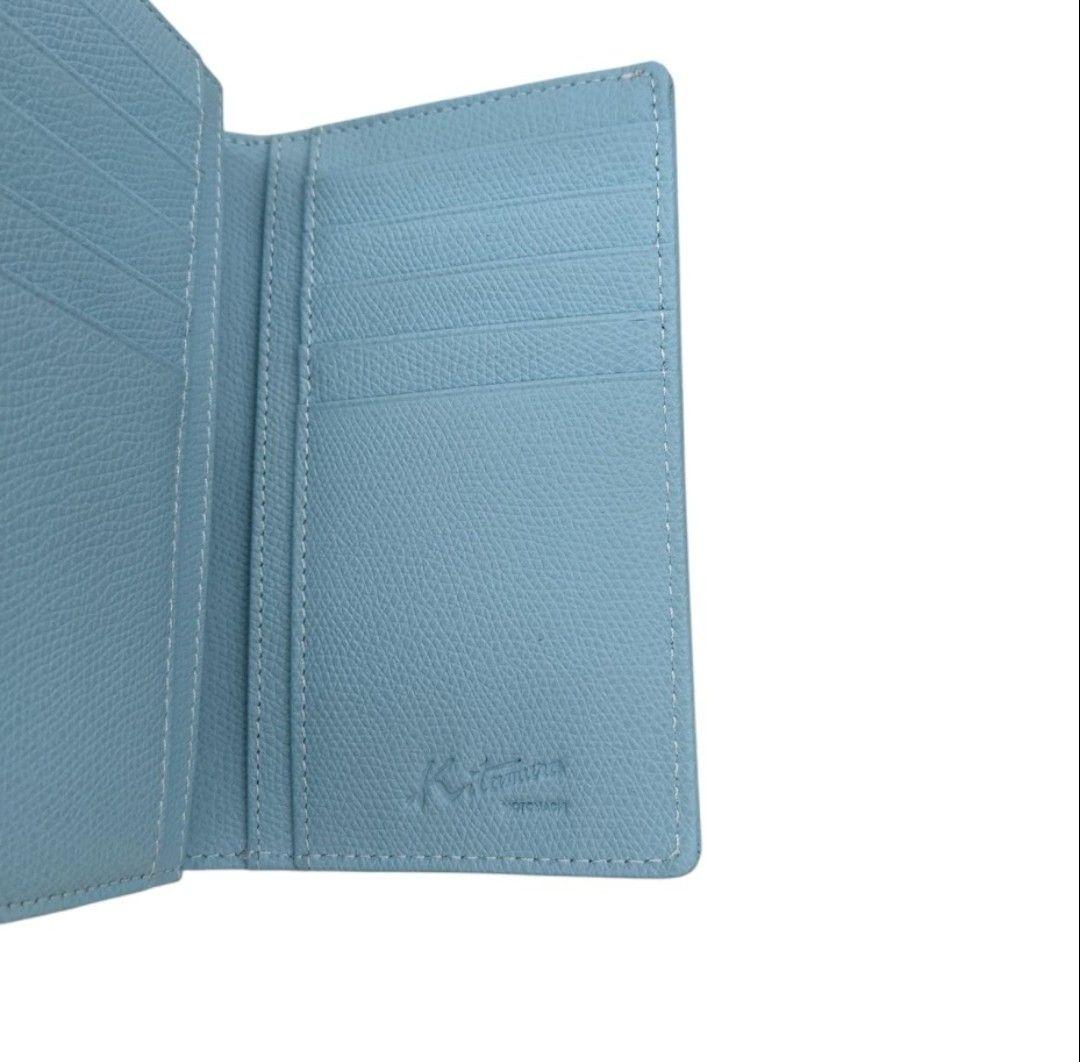 キタムラ　Kitamura　水色 二つ折り財布