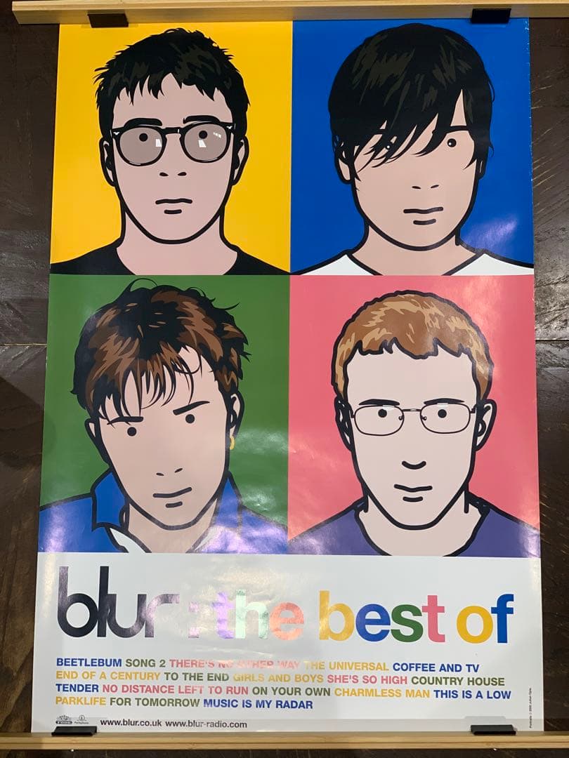 【残1枚】blur ジュリアン・オピー　ポスター2000年　ブラー　opie