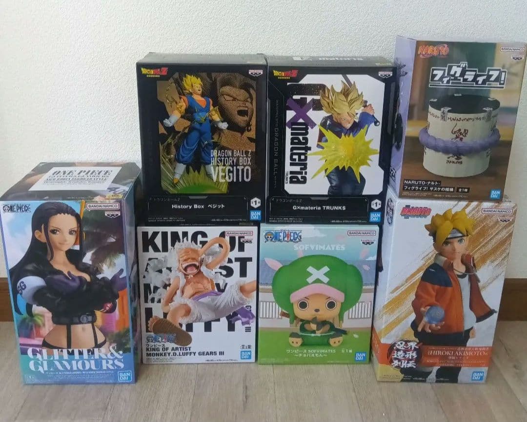 未開封 プライズフィギュア7個セット ワンピース ドラゴンボール