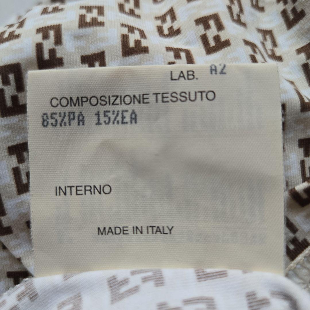 【美品】FENDI フェンディ ズッカ柄 タンクトップ キャミソール イタリア製