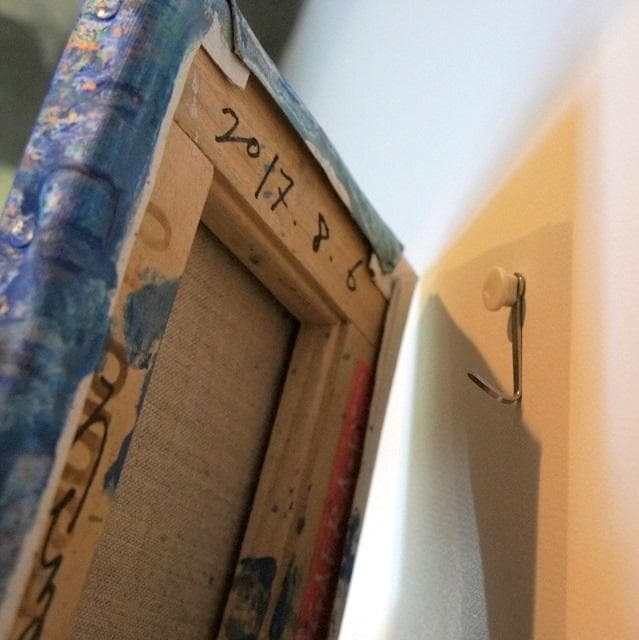 内野隆文　抽象画　アクリル画　絵画　キャンバス