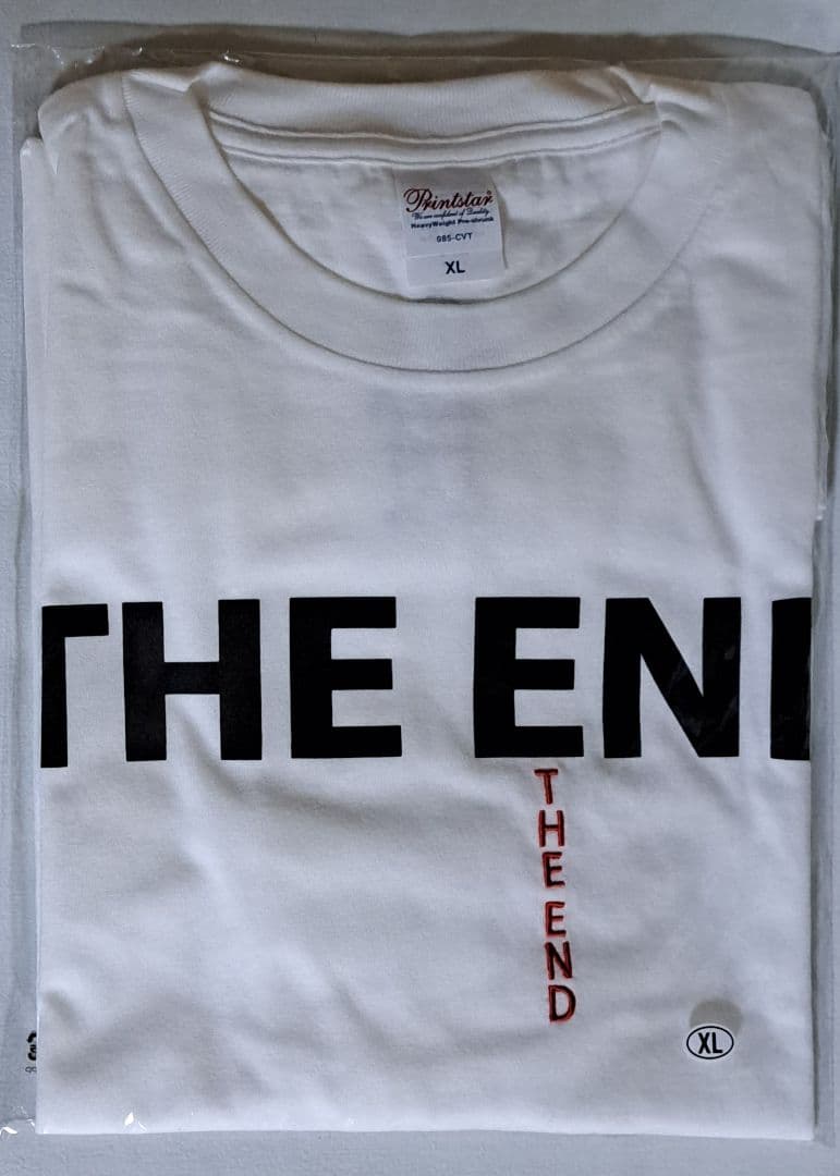 アイナ・ジ・エンド【赤い涙Tシャツ白(XL)新品未開封】新 モデル