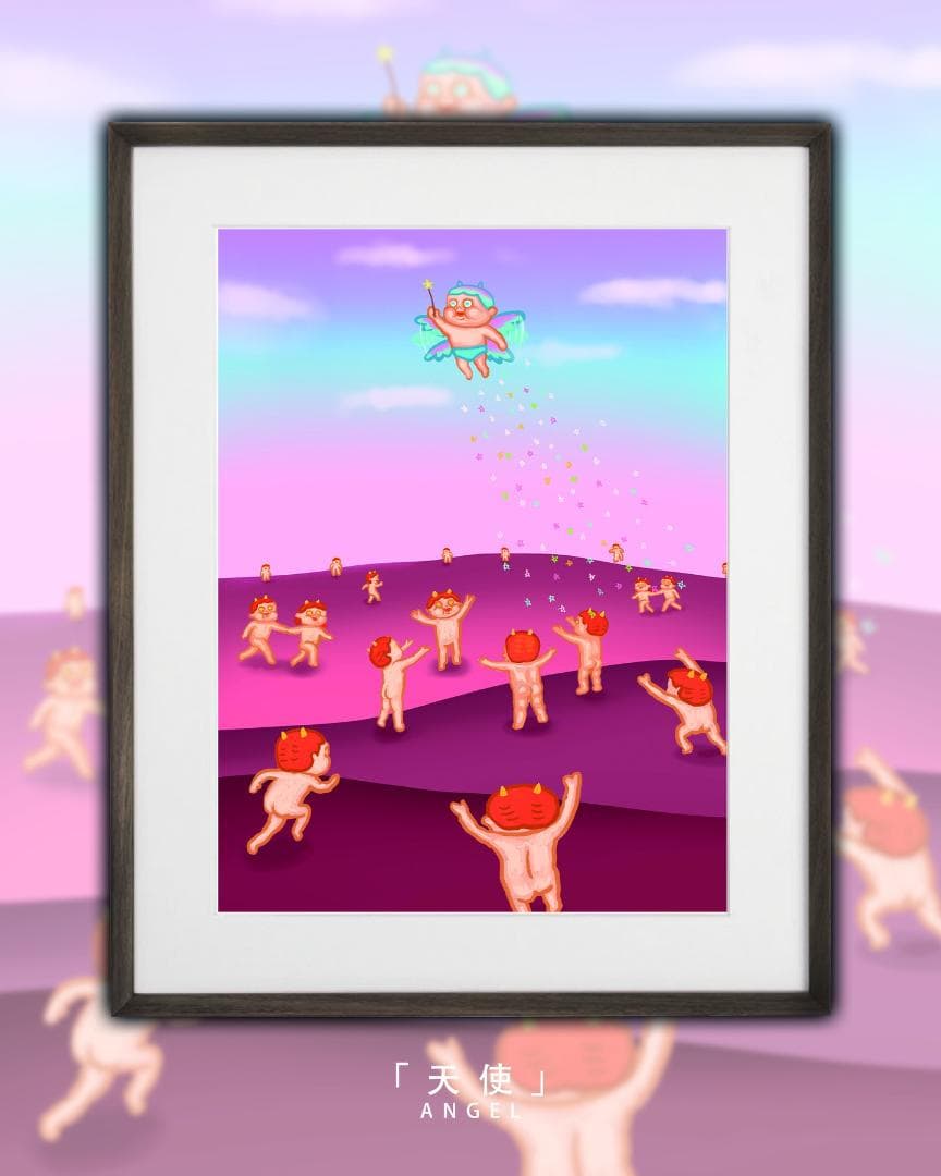 blackpearls　【天使】Josh Wang上海個展作品　アート作品ソフビ 楽天市場】BLACK PEARLS(ブラックパールズ) Josh Wang(ジョシュワン