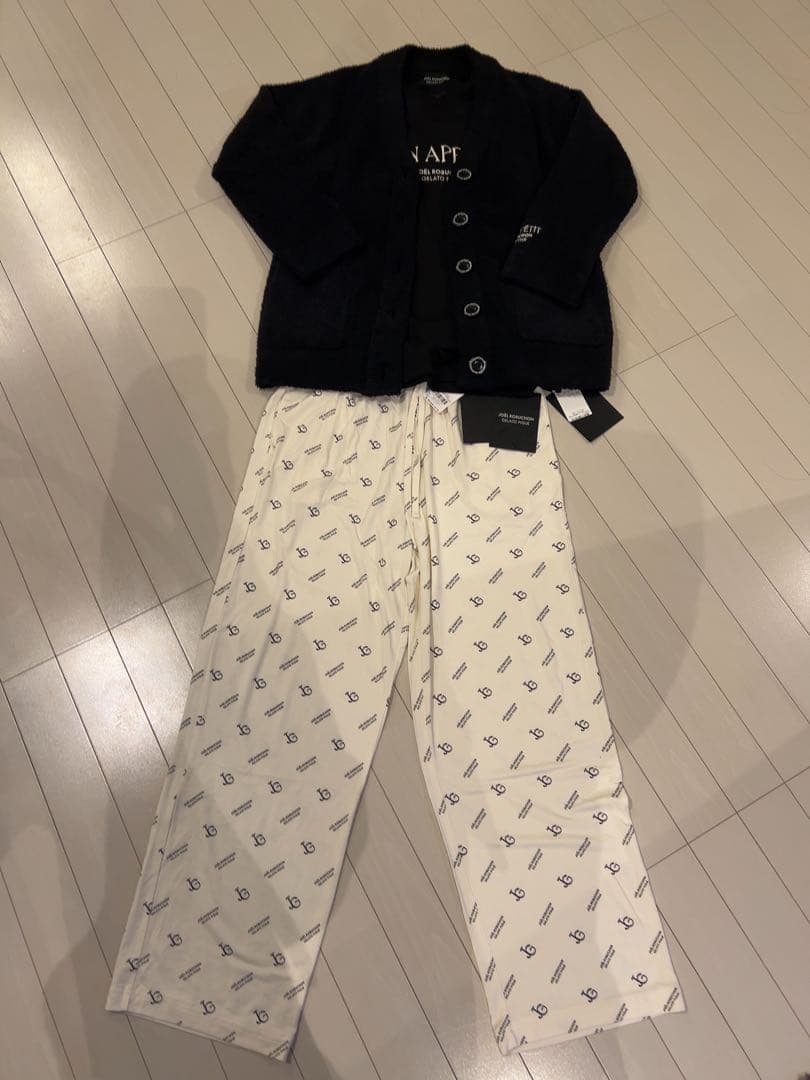 新品タグ付きジェラートピケジョエルロブションルームウェア4点セット