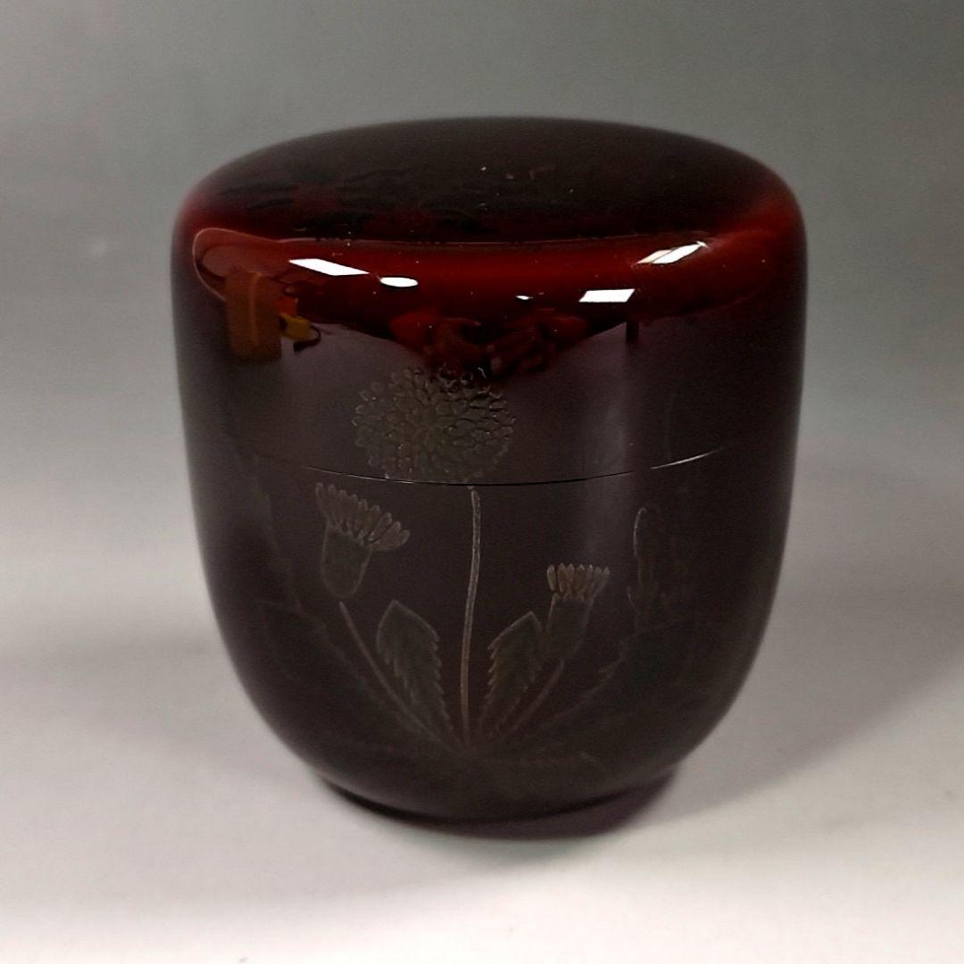 未使用品 六瓢 蒔絵 大棗 茶道 表千家