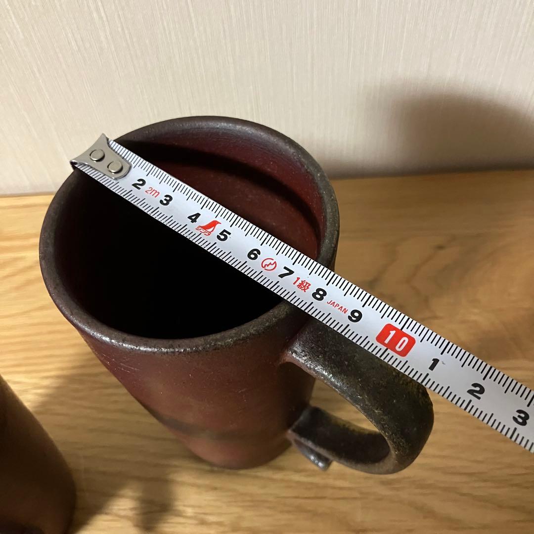 備前焼　ペア　マグカップ　※