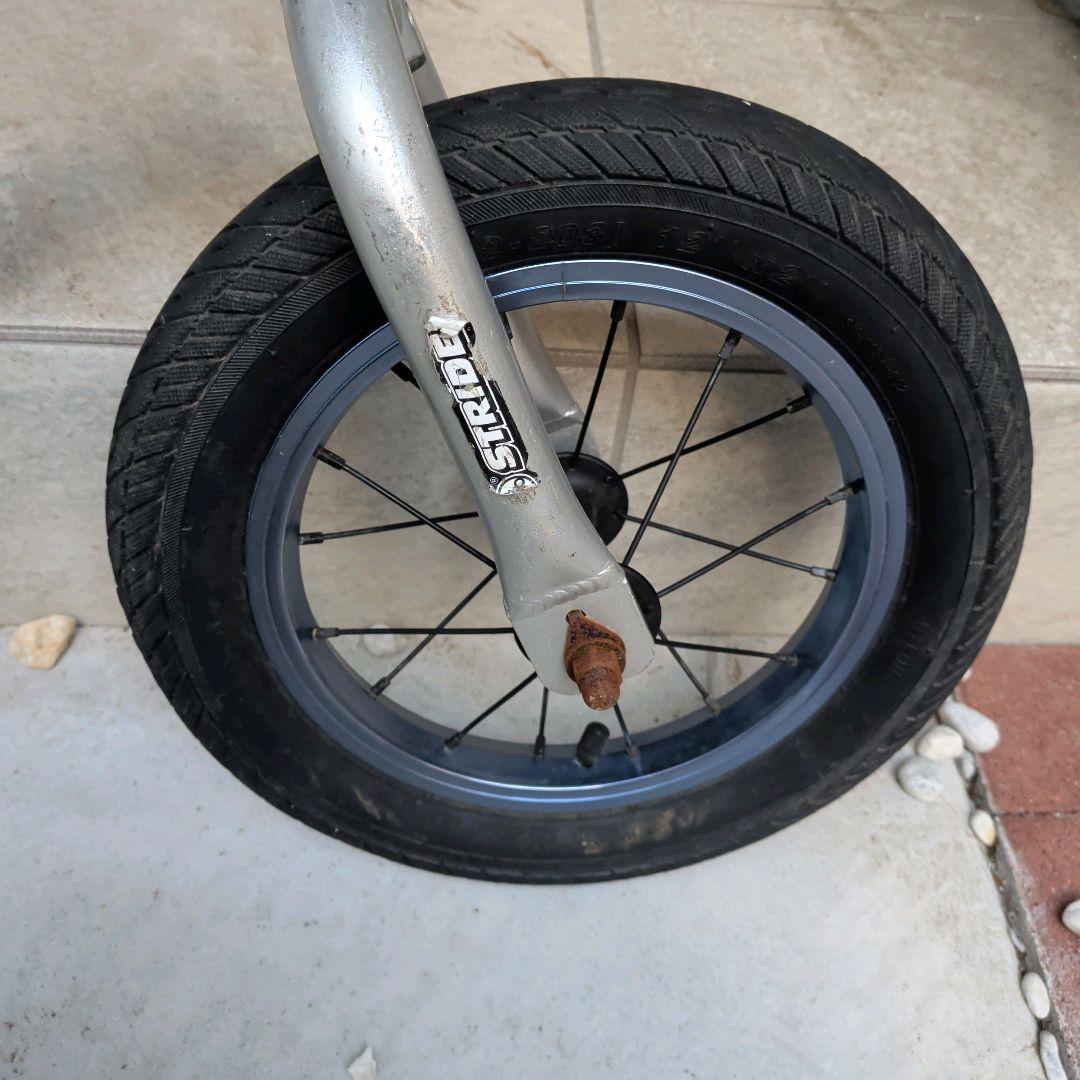 ストライダー プロ 軽量 シルバー カスタム タイヤ 予備タイヤ付き