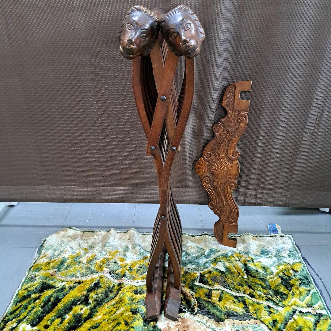 ♡イタリア製 サヴォナローラチェアー 木製折り椅子♡