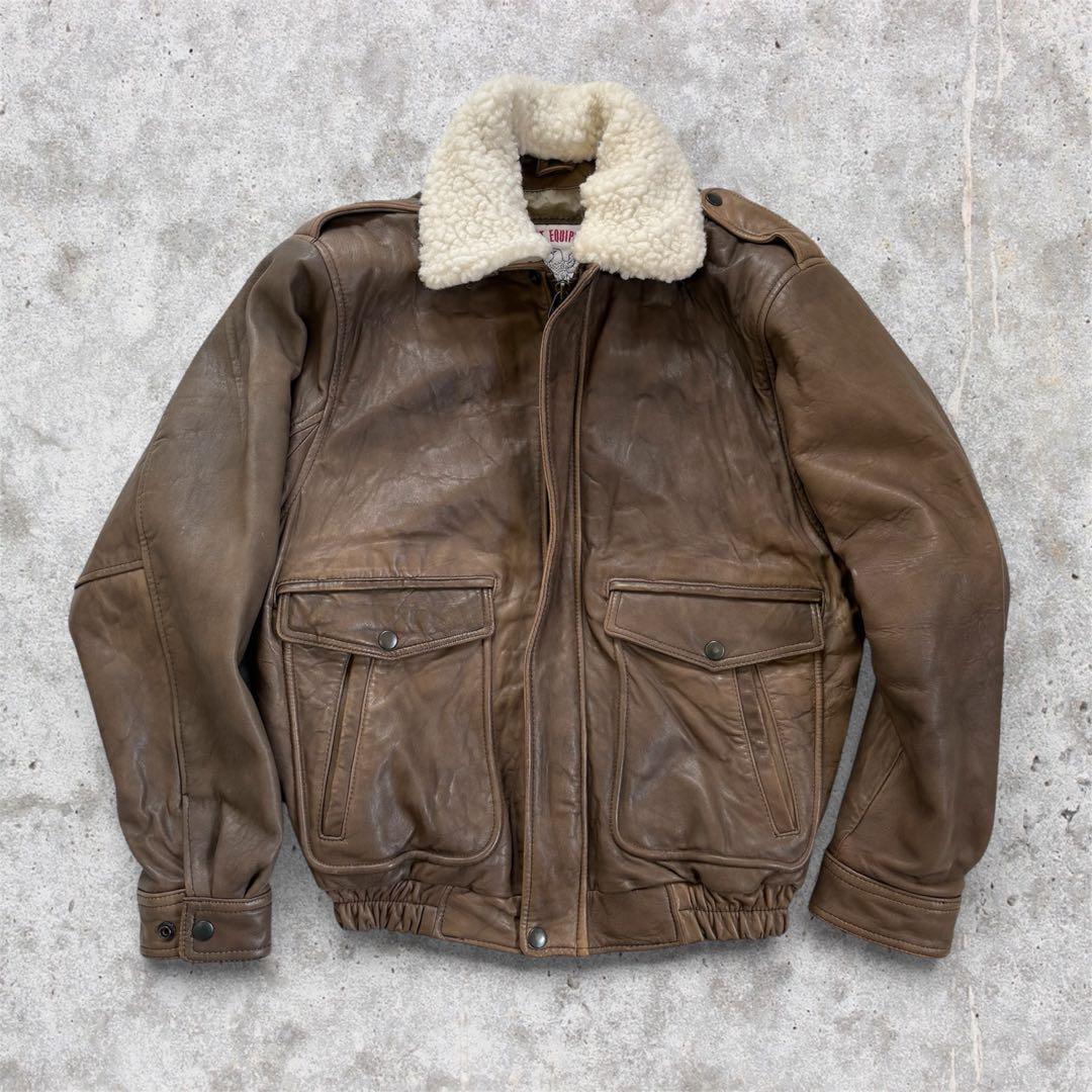 90s vintage】フライトジャケット G1 A2 羊革 短丈 極美品 - メルカリ
