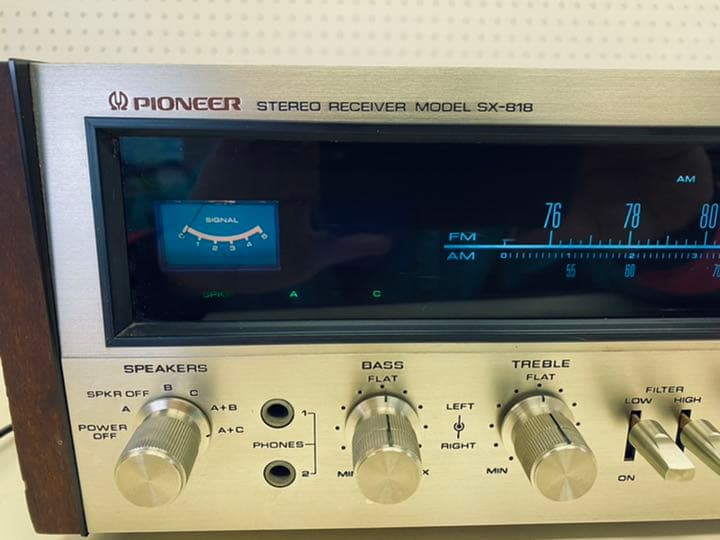 稀少 美品 Pioneer ステレオレシーバー sx-818
