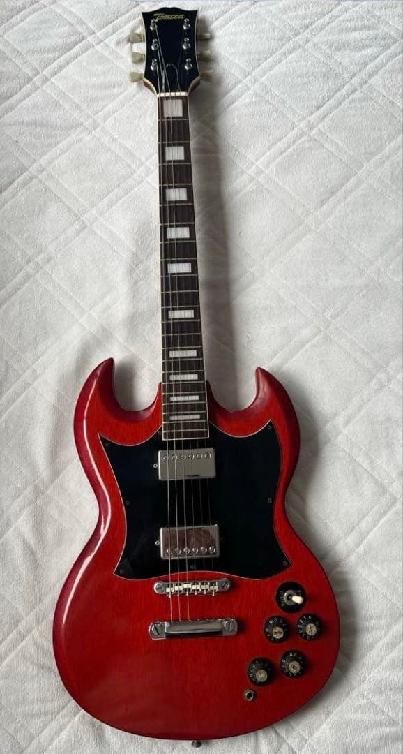 Tomson エレキギターSGタイプ　レッド エレキギター SGタイプ Tomson エレキギターSGタイプ レッド Tomson