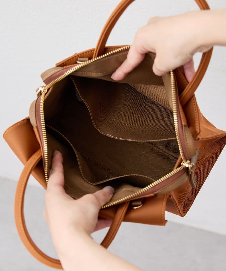 【ear PAPILLONNER】きれいめ撥水トートバッグS