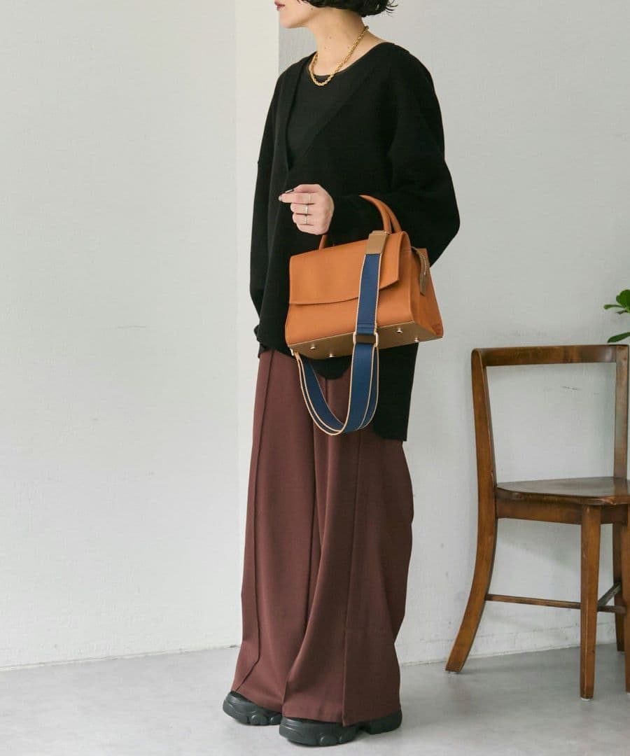 【ear PAPILLONNER】きれいめ撥水トートバッグS