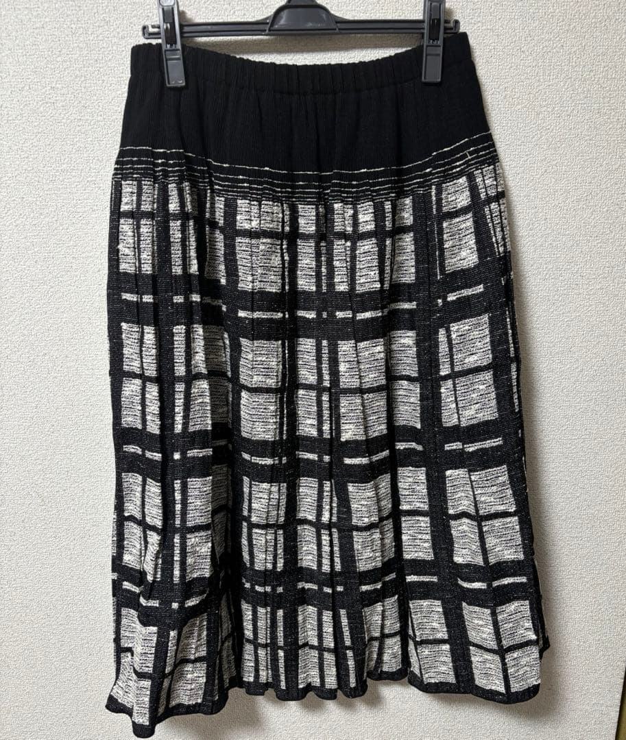 【新品】TO BE CHIC ツイード調ジャカード スカート