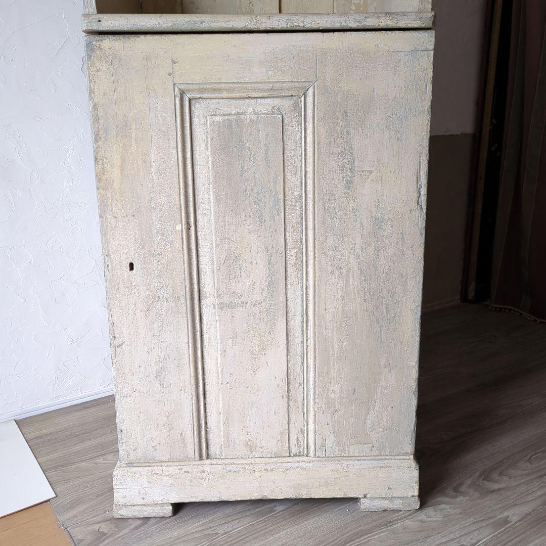 フランスアンティークキャビネット19世紀 シャビー フランス