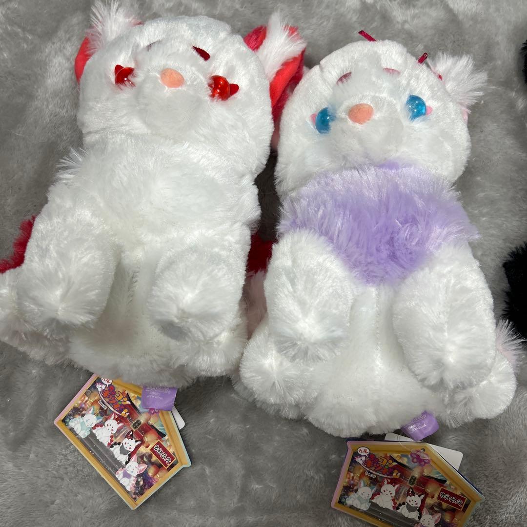 ちょコンとキツネ九尾 水晶の瞳　うめがえもち　よふね　かんごおり　はなびらもち