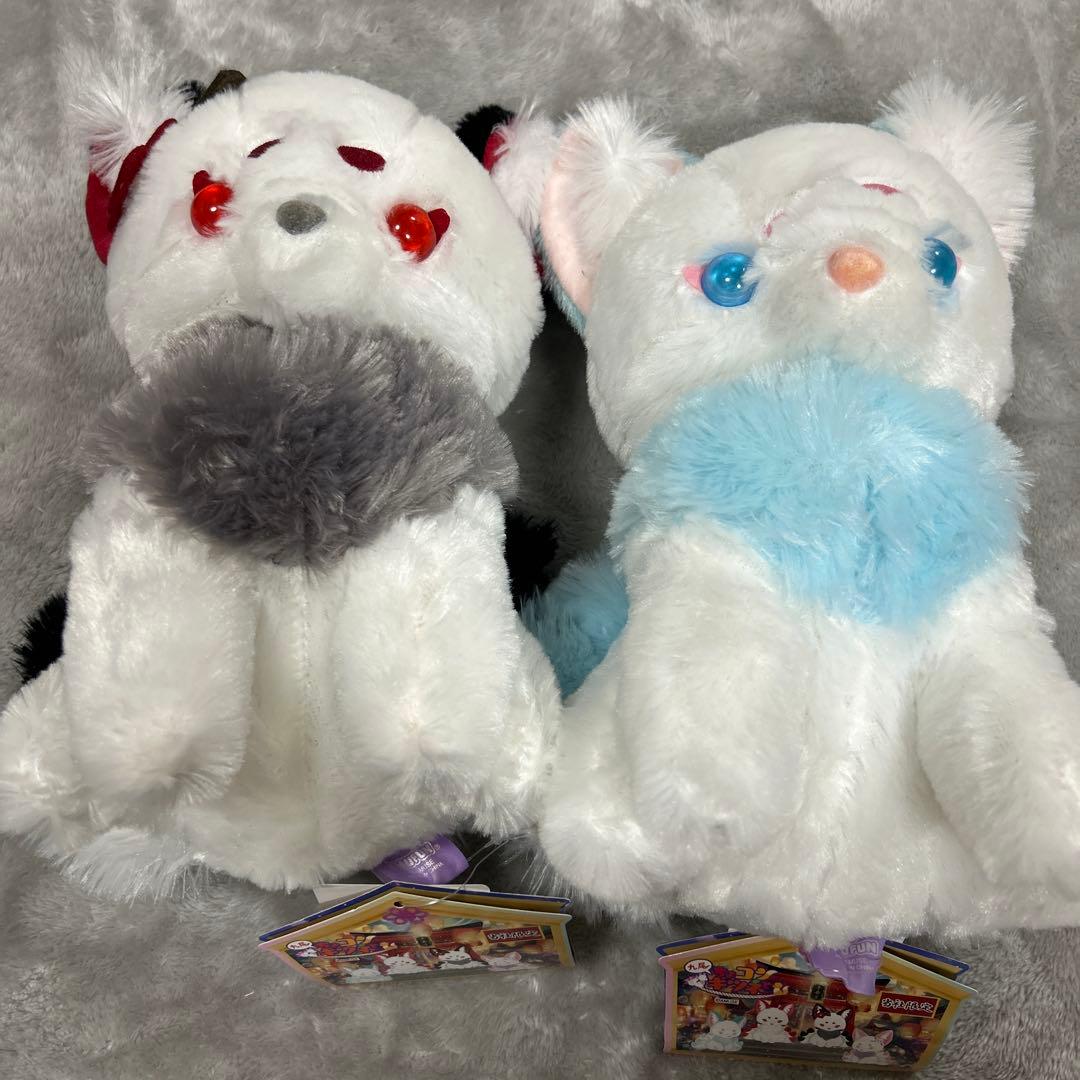 ちょコンとキツネ九尾 水晶の瞳　うめがえもち　よふね　かんごおり　はなびらもち