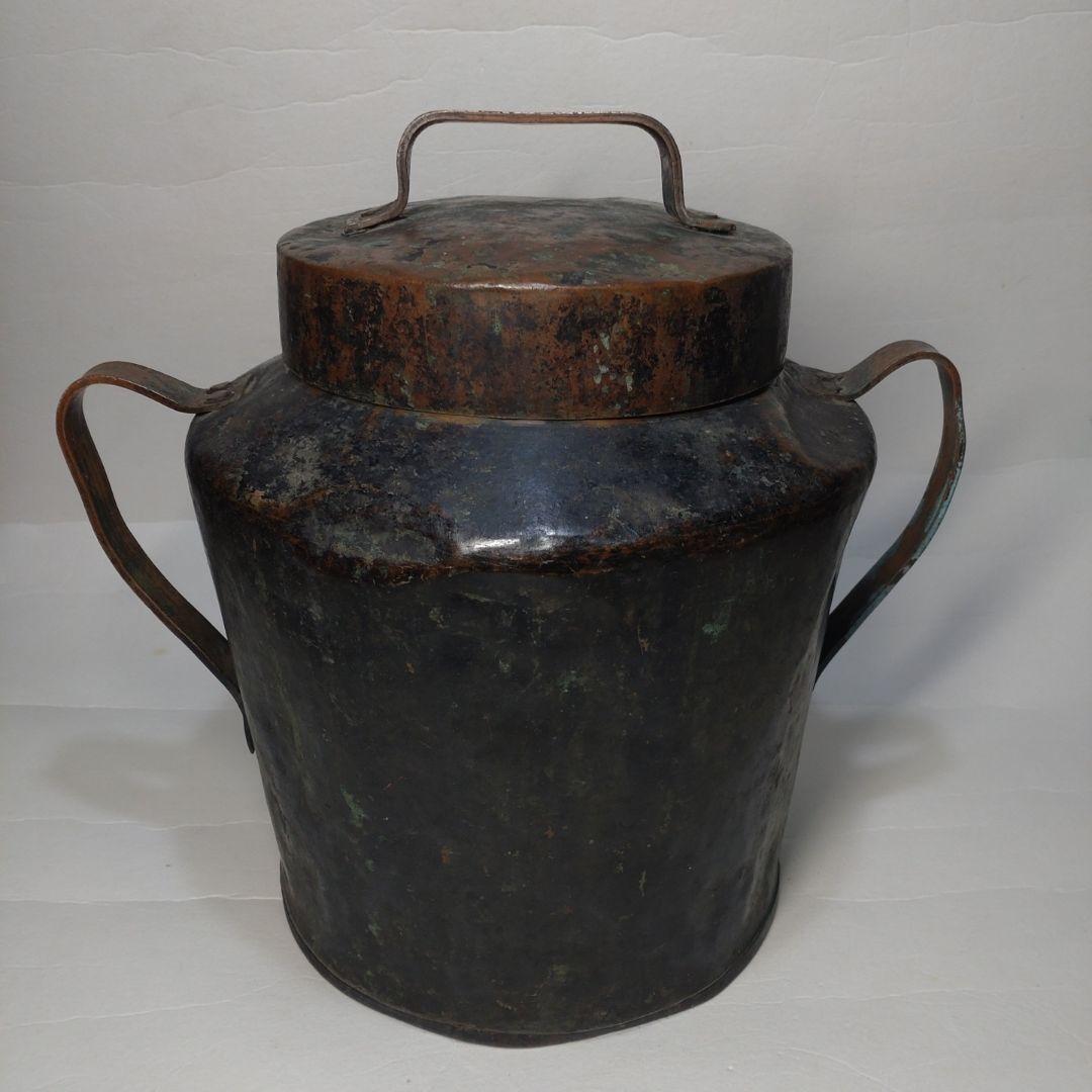 古い銅製 炭入れ 火消壺 ／赤銅 銅壺 炭壺 昭和前期 - メルカリ