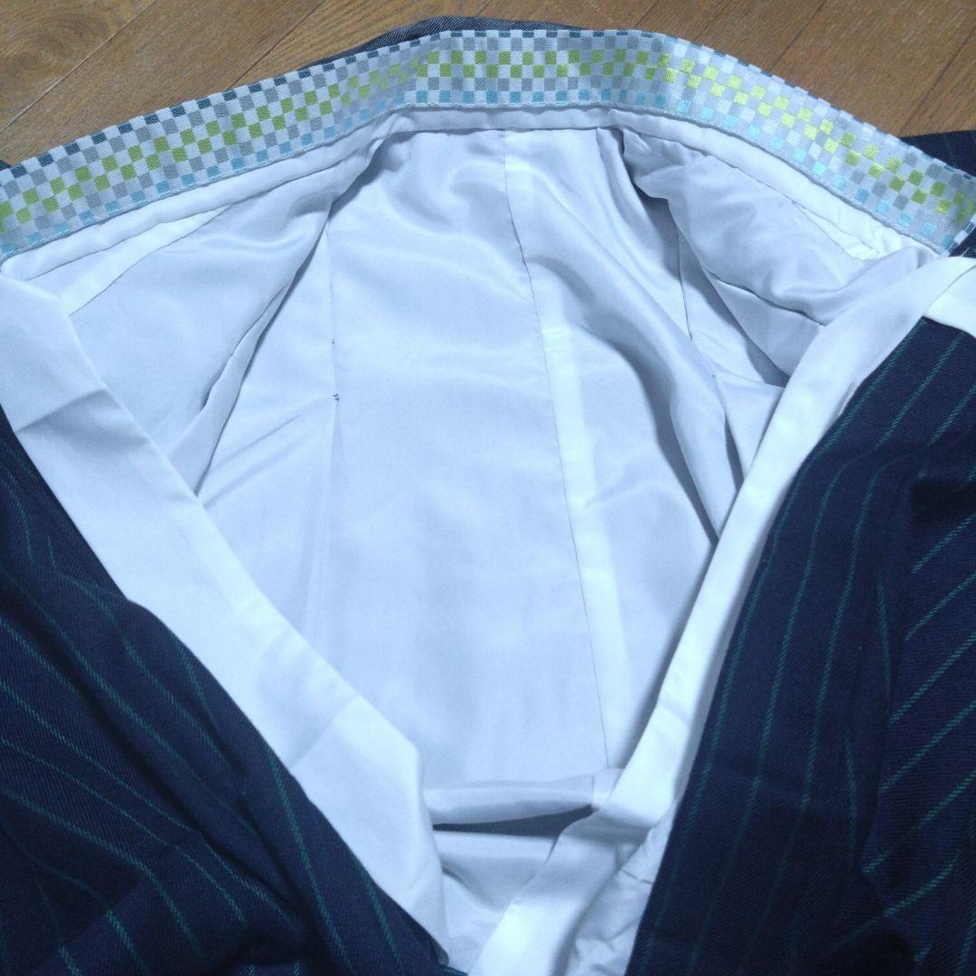 男の子3歳★グレー×紺★被布＆着物＆雪駄