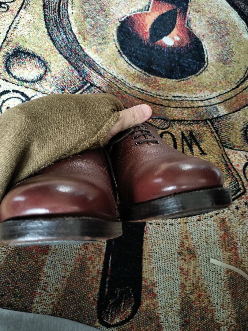 イギリス軍　英国軍　サービスシューズ　オフィサーシューズ　ビンテージ