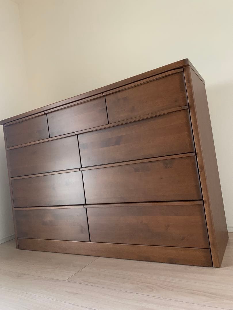 タンス ローチェスト ダークブラウン 日本製 箪笥