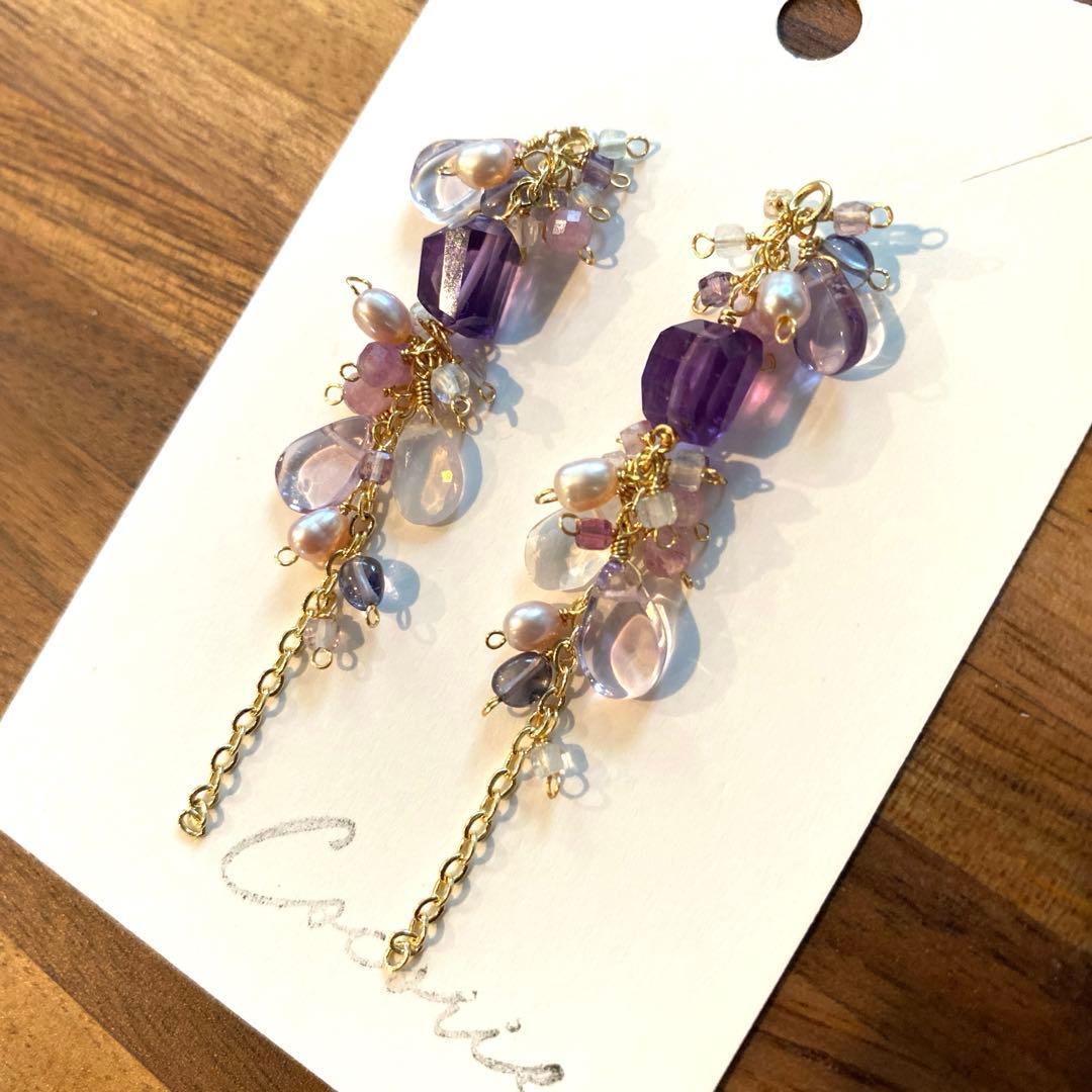 ももか様　天然石チャーム