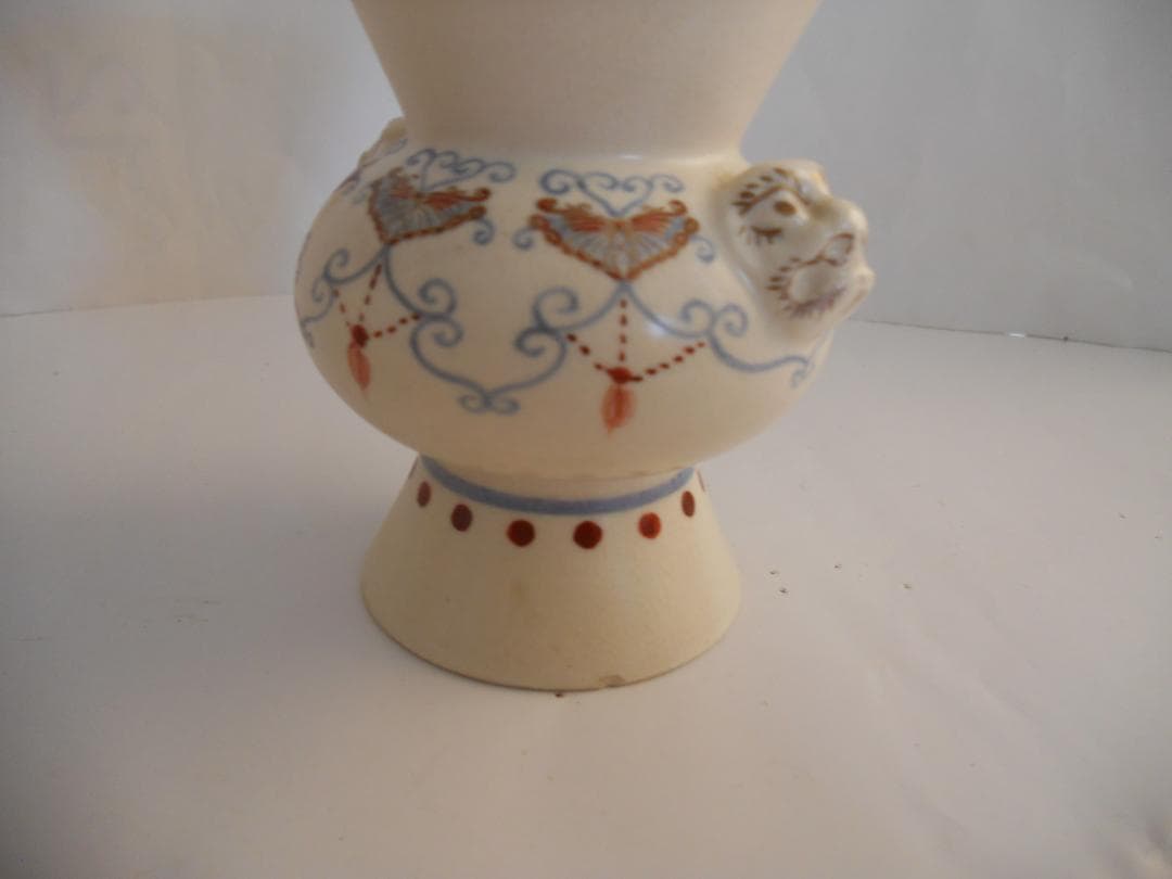 永観 仁清写 尊式 花生 平安 永観 造 骨董品 花瓶 花器 です。