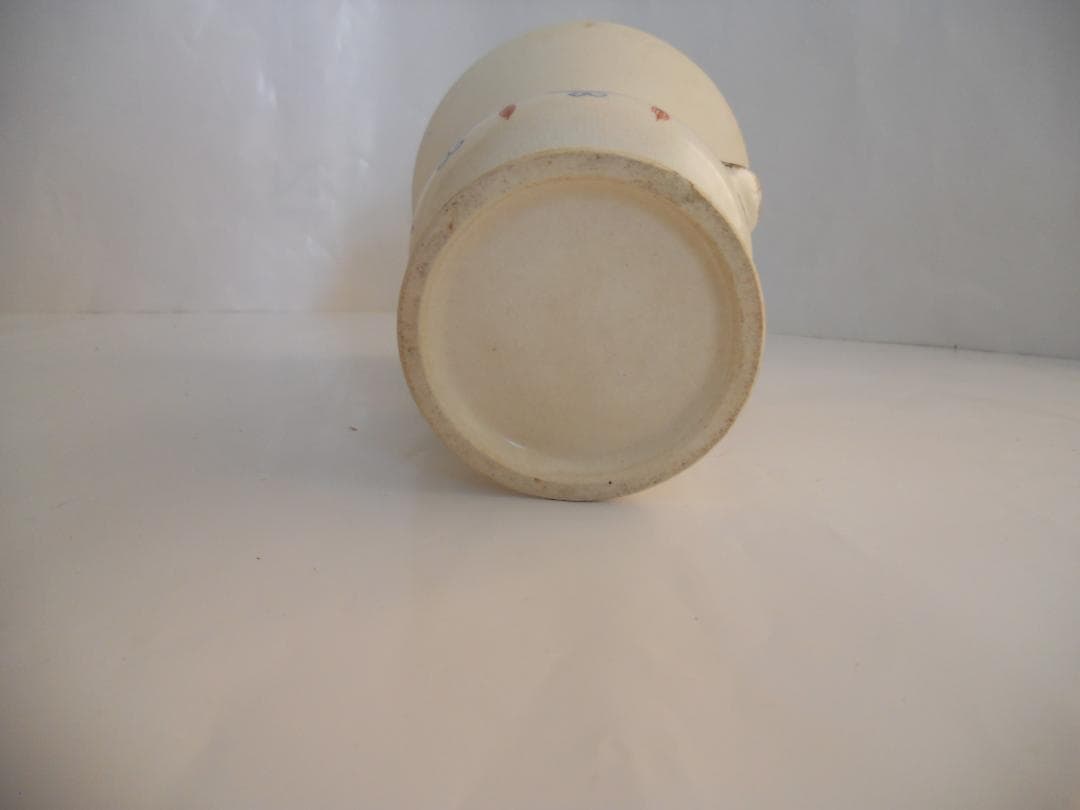 永観 仁清写 尊式 花生 平安 永観 造 骨董品 花瓶 花器 です。