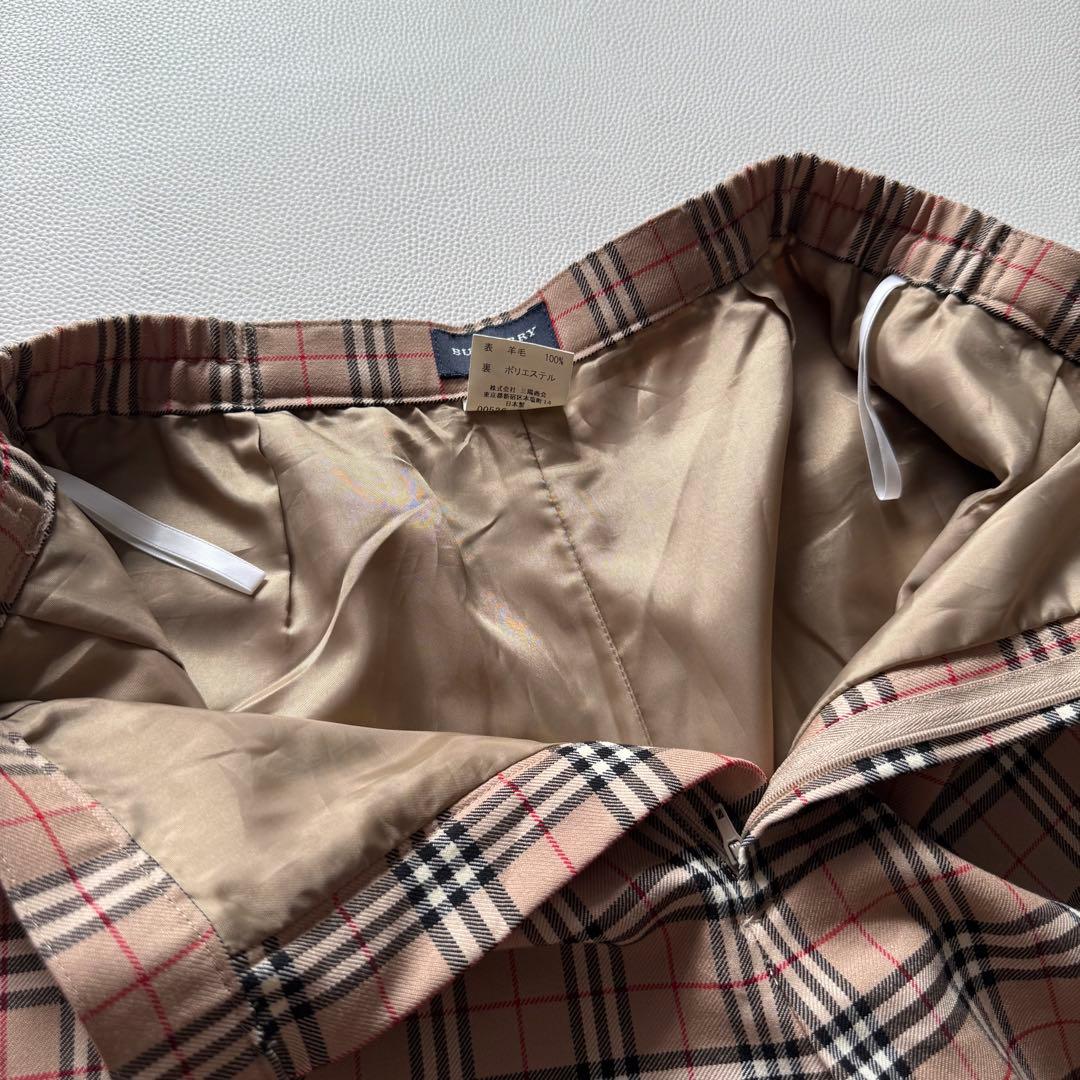 古着 BURBERRY GOLF 三陽商会 ノバチェック ウール キュロット