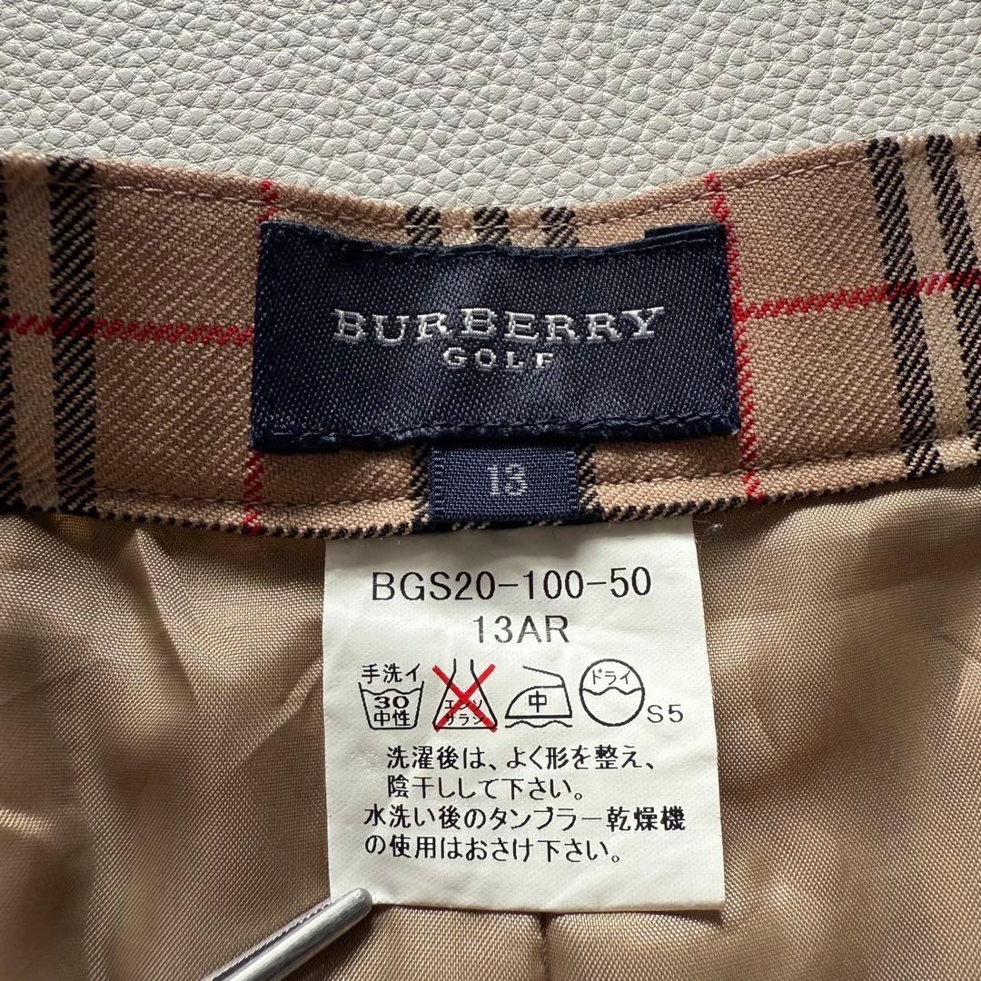 古着 BURBERRY GOLF 三陽商会 ノバチェック ウール キュロット