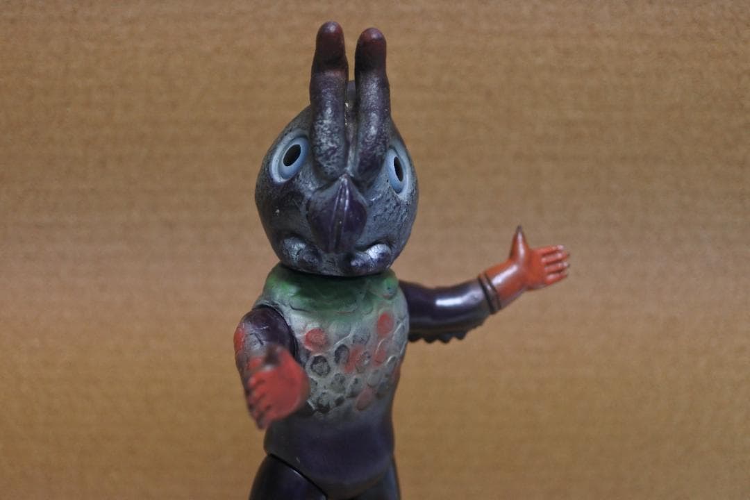 当時物 旧バンダイソフビ 仮面ライダー怪人「アルキメデス」