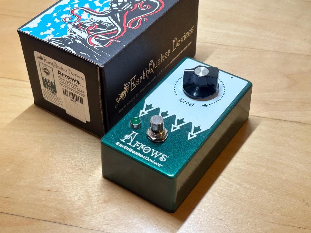 EarthQuaker Devices | Arrows | ブースター Amazon.com: EarthQuaker Devices Arrows V2 Preamp Booster Guitar