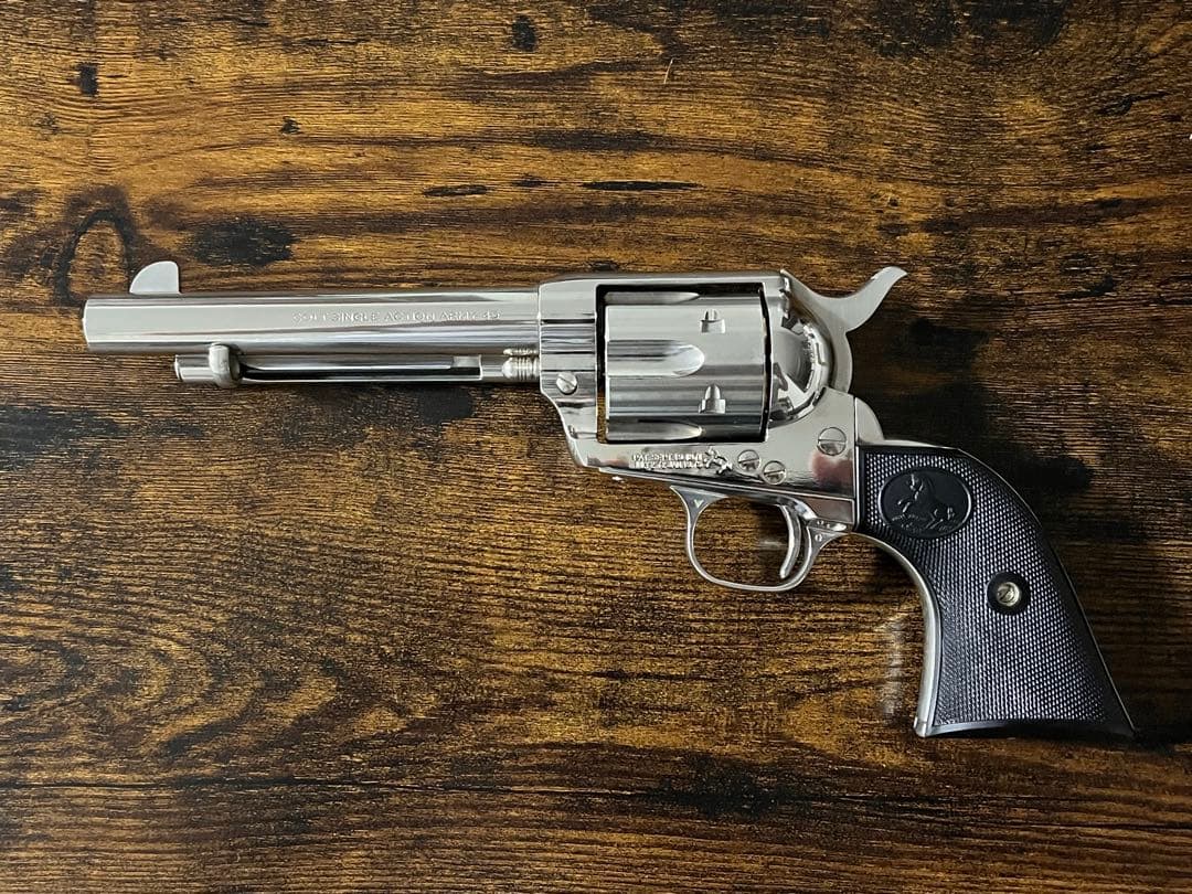 タナカSAA シングルアクションアーミー ニッケルフィニッシュ アーティラリー