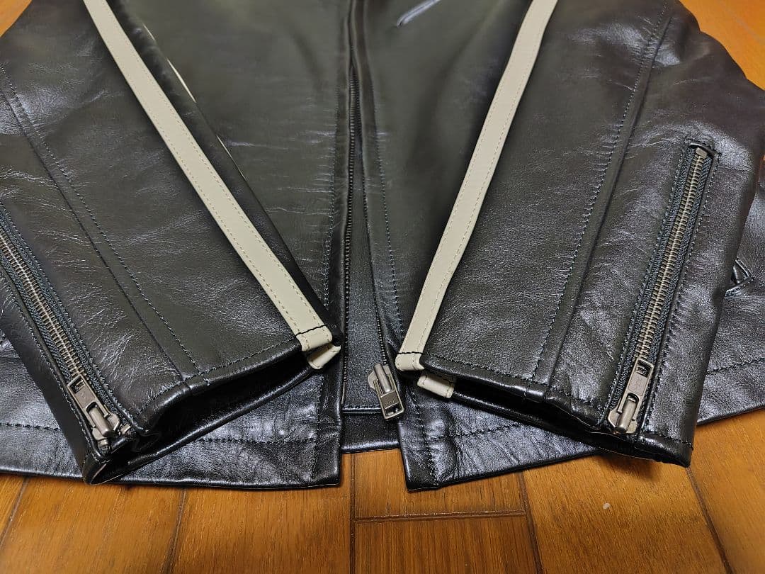 T*N様 【最終出品！】2ライン シングルライダース Msize 脱着インナーラ