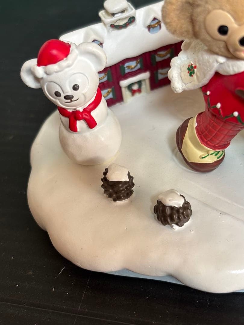 新品未使用❣️ダッフィー＆シェリーメイ・クリスマス・フィギュアリン