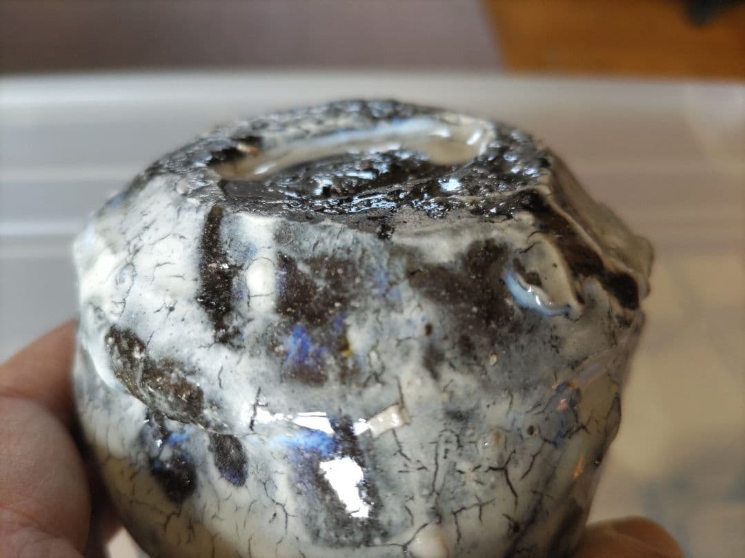 塚本治彦 粉ひき とっくり 共箱 布 粉引 徳利