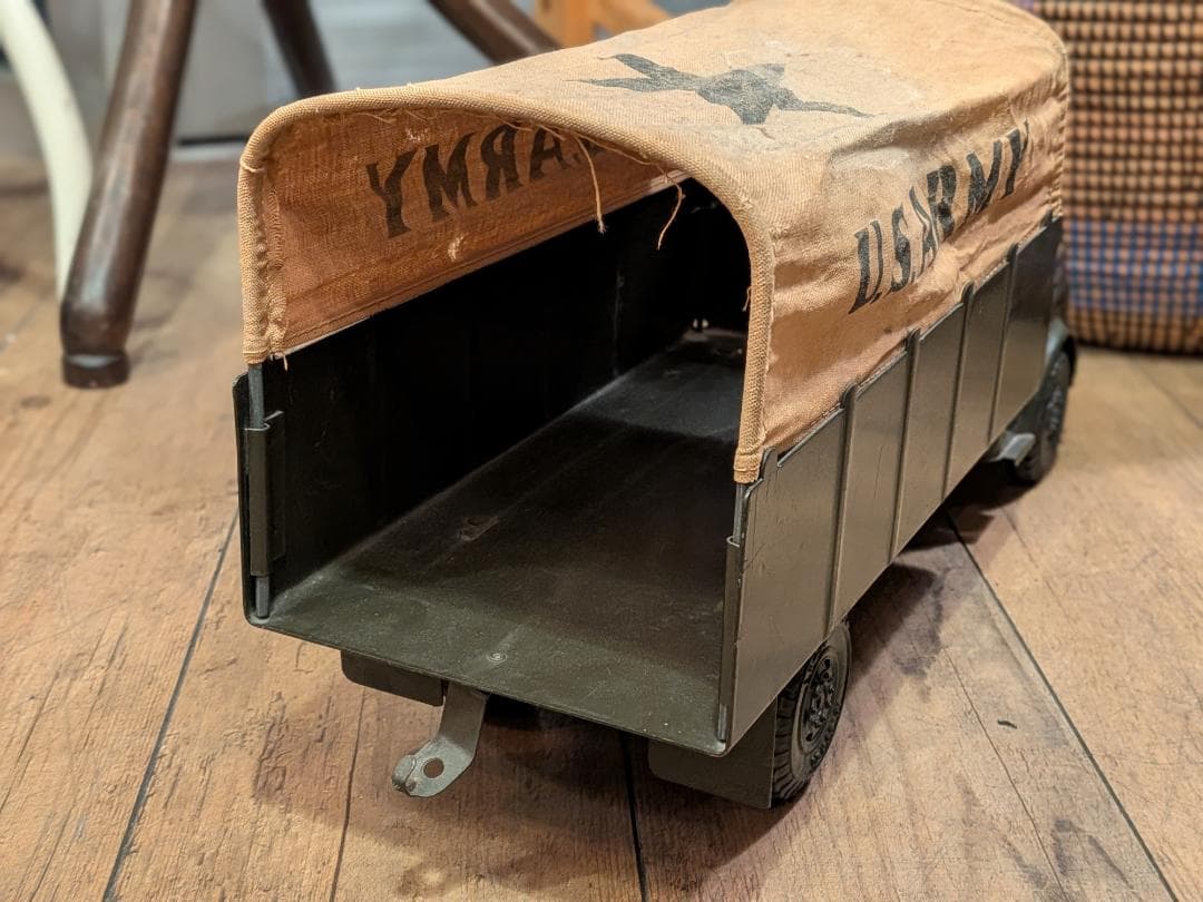 超希少☆1950s／MARX TOYS／U.Sヴィンテージ／米軍トラック／ブリキ