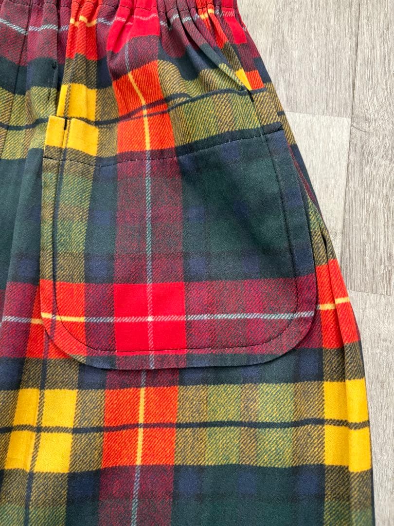 トリココムデギャルソンパンツチェック柄