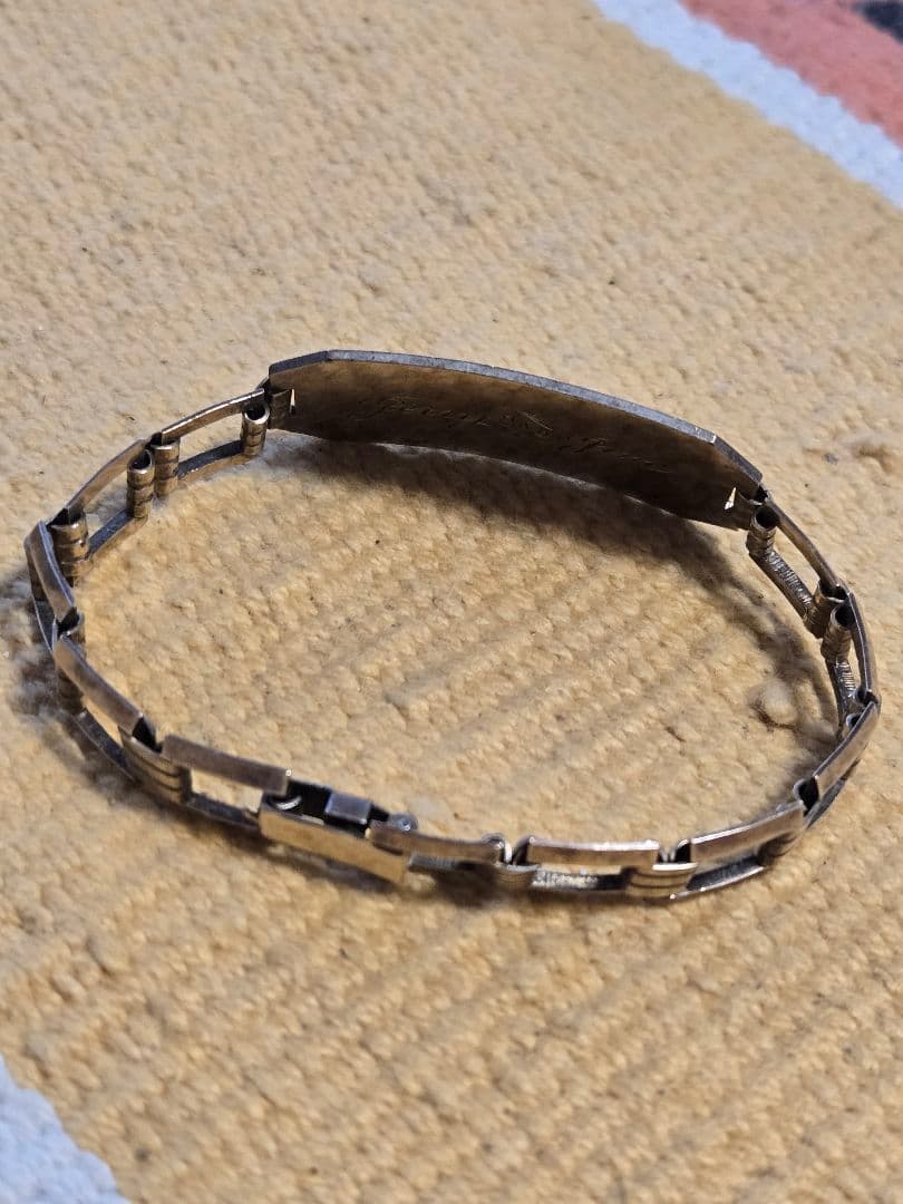 USN U.S.NAVYヴィンテージブレスレット IDブレスレット