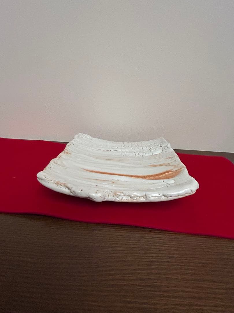 堀一郎作 志野四方皿 - メルカリ