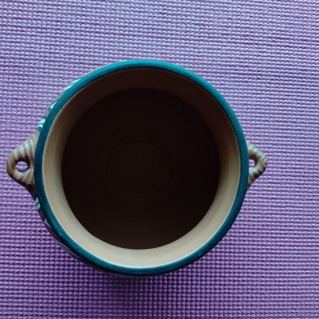 ルーマニア　スワール模様の陶器 MAXIM