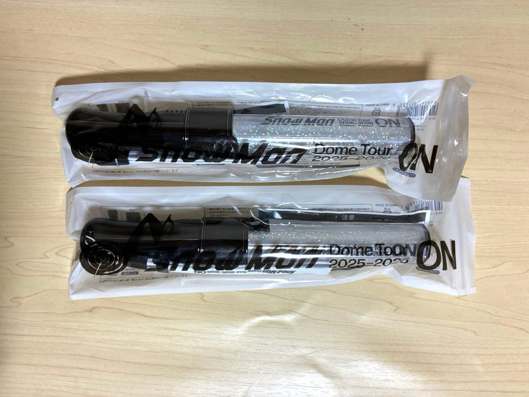SnowMan Dome Tour 2025-2026 ペンライト 2本セット SnowMan Dome Tour