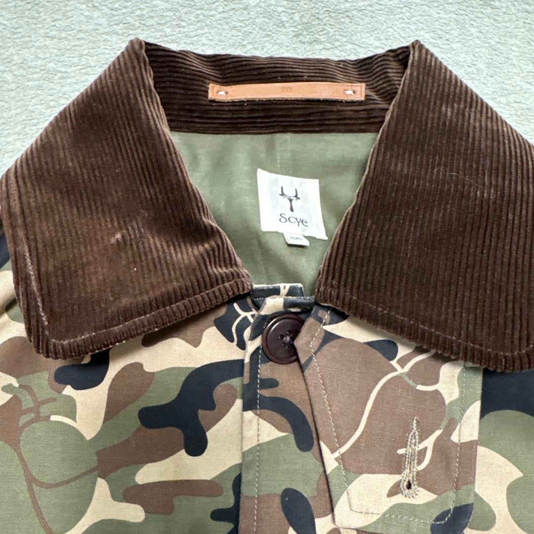 Scye サイ ミリタリージャケット 迷彩 カモフラ 38