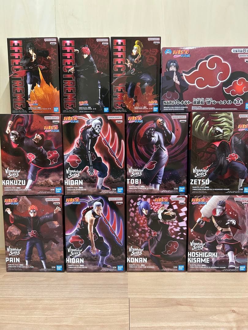 z*。様 NARUTO ナルト疾風伝 暁 全11種 フィギュアコンプリート+暁ル