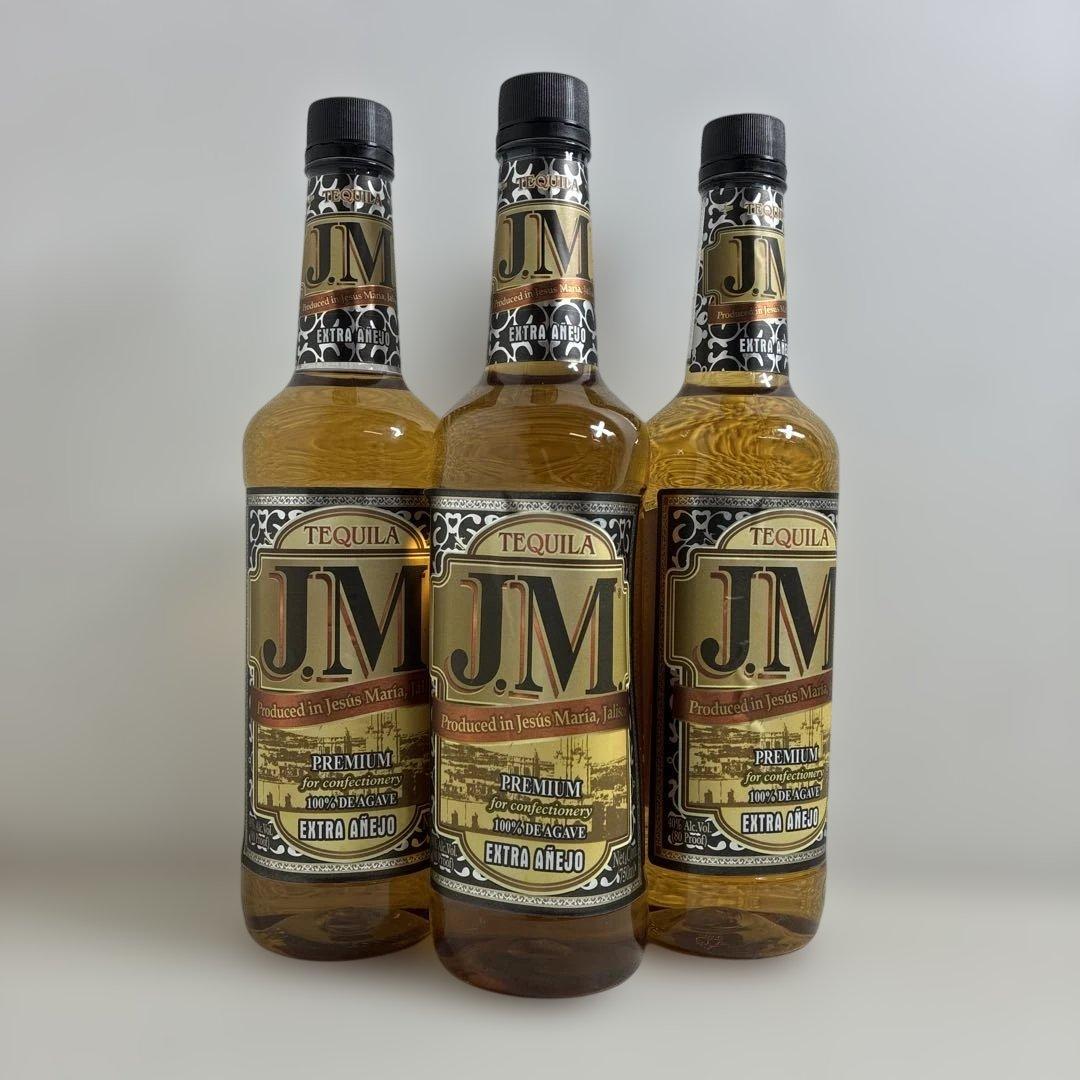 J.M. テキーラ エクストラアニェホ 100% de Agave×3本 JMテキーラ エクストラ・アネホ 40％ 750ml : 宏洋 / PRODUCTOS FINOS